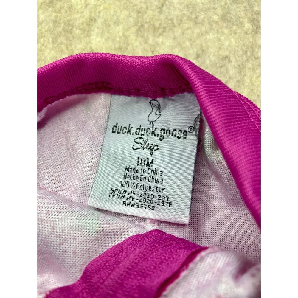 Duck Duck Goose Pink with Roses 